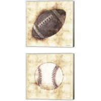 Framed 'Ball Sketch 2 Piece Canvas Print Set' border=