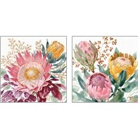 Framed 'Petal Passion 2 Piece Art Print Set' border=