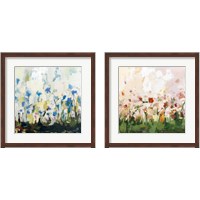 Framed 'Spontaneous Summer 2 Piece Framed Art Print Set' border=