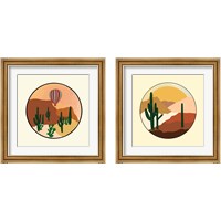 Framed 'Desert 2 Piece Framed Art Print Set' border=