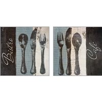 Framed 'Cafe & Bistro 2 Piece Art Print Set' border=