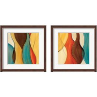 Framed 'Coalescence 2 Piece Framed Art Print Set' border=