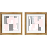 Framed 'Soft Mergence 2 Piece Framed Art Print Set' border=