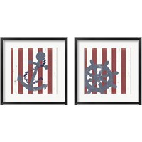 Framed 'American Coastal 2 Piece Framed Art Print Set' border=