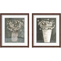 Framed 'Spring Blooms 2 Piece Framed Art Print Set' border=