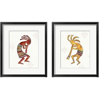 Framed 'Southwest Flair 2 Piece Framed Art Print Set' border=