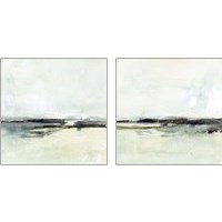 Framed 'Sage Skies 2 Piece Art Print Set' border=