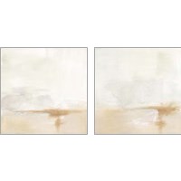 Framed 'Smudged Horizon 2 Piece Art Print Set' border=