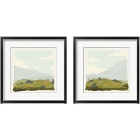 Framed 'Alpine Ascent  2 Piece Framed Art Print Set' border=