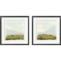 Framed 'Alpine Ascent  2 Piece Framed Art Print Set' border=