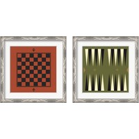 Framed 'Game Boards 2 Piece Framed Art Print Set' border=