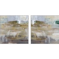 Framed 'Lake Breeze 2 Piece Art Print Set' border=