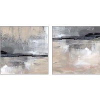 Framed 'Dusk Reflections 2 Piece Art Print Set' border=