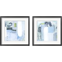 Framed 'Oceanic Shimmer 2 Piece Framed Art Print Set' border=