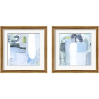 Framed 'Oceanic Shimmer 2 Piece Framed Art Print Set' border=