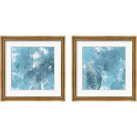 Framed 'Cool Contemplation 2 Piece Framed Art Print Set' border=