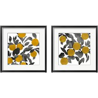 Framed 'Shadow Branch 2 Piece Framed Art Print Set' border=