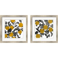 Framed 'Shadow Branch 2 Piece Framed Art Print Set' border=