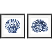 Framed 'Beach Brushwork 2 Piece Framed Art Print Set' border=