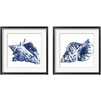 Framed 'Beach Brushwork 2 Piece Framed Art Print Set' border=