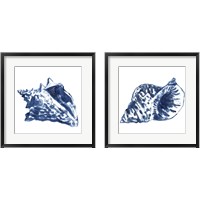 Framed 'Beach Brushwork 2 Piece Framed Art Print Set' border=