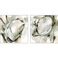 Framed 'Spring Cycle 2 Piece Art Print Set' border=