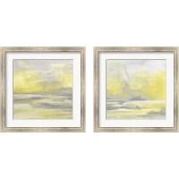 Framed 'Citron Shore 2 Piece Framed Art Print Set' border=