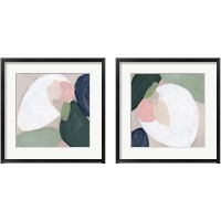 Framed 'Orb Fresco 2 Piece Framed Art Print Set' border=