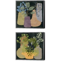 Framed 'Decorative Vases 2 Piece Canvas Print Set' border=