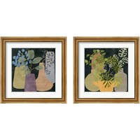 Framed 'Decorative Vases 2 Piece Framed Art Print Set' border=