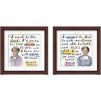 Framed 'Harriet Tubman 2 Piece Framed Art Print Set' border=