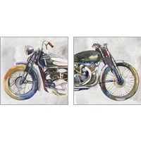 Framed 'Moto Metal 2 Piece Art Print Set' border=