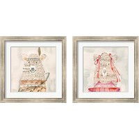 Framed 'Lids Bear 2 Piece Framed Art Print Set' border=