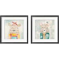 Framed 'Lids Bear 2 Piece Framed Art Print Set' border=