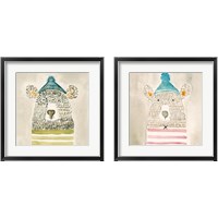 Framed 'Lids Bear 2 Piece Framed Art Print Set' border=