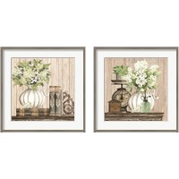 Framed 'Farmhouse Finds 2 Piece Framed Art Print Set' border=