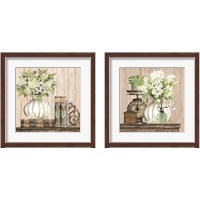 Framed 'Farmhouse Finds 2 Piece Framed Art Print Set' border=