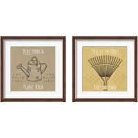 Framed 'Home Grown 2 Piece Framed Art Print Set' border=