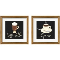 Framed 'Fresh Coffee 2 Piece Framed Art Print Set' border=