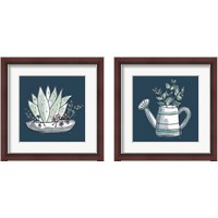 Framed 'Plants Life 2 Piece Framed Art Print Set' border=