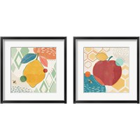 Framed 'Fruit Frenzy 2 Piece Framed Art Print Set' border=