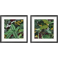 Framed 'Jungle Safari 2 Piece Framed Art Print Set' border=