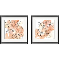 Framed 'Terracotta Neutrals 2 Piece Framed Art Print Set' border=