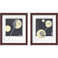 Framed 'Planetary Weights 2 Piece Framed Art Print Set' border=