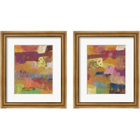 Framed 'Atiptoe  2 Piece Framed Art Print Set' border=