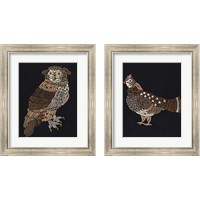 Framed 'Forest Dweller 2 Piece Framed Art Print Set' border=