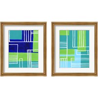 Framed 'On the Line 2 Piece Framed Art Print Set' border=