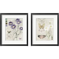 Framed 'Field Notes Florals 2 Piece Framed Art Print Set' border=