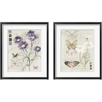 Framed 'Field Notes Florals 2 Piece Framed Art Print Set' border=