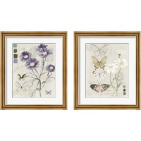 Framed 'Field Notes Florals 2 Piece Framed Art Print Set' border=